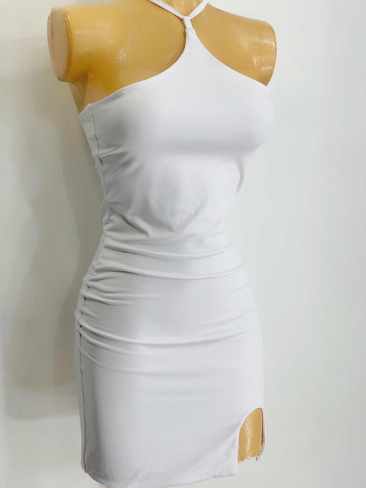 Vestido corto blanco