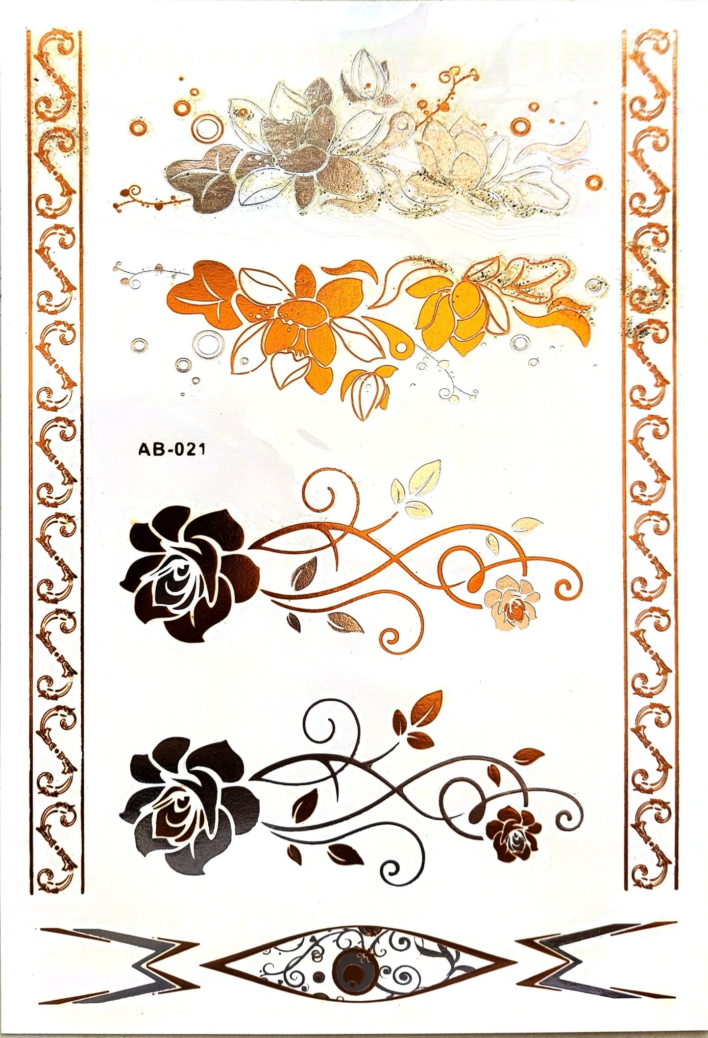 Tatoo metalizados dorados