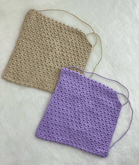 Top tejido beige