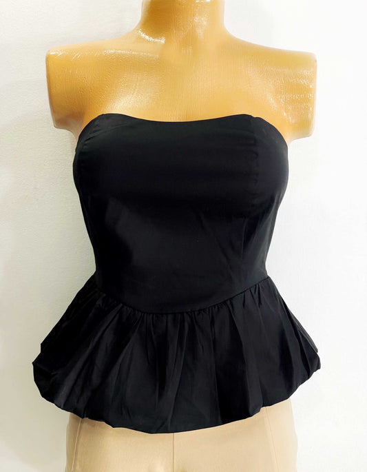 Blusa globo negro