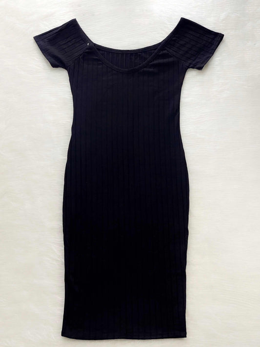 Vestido de mangas negro