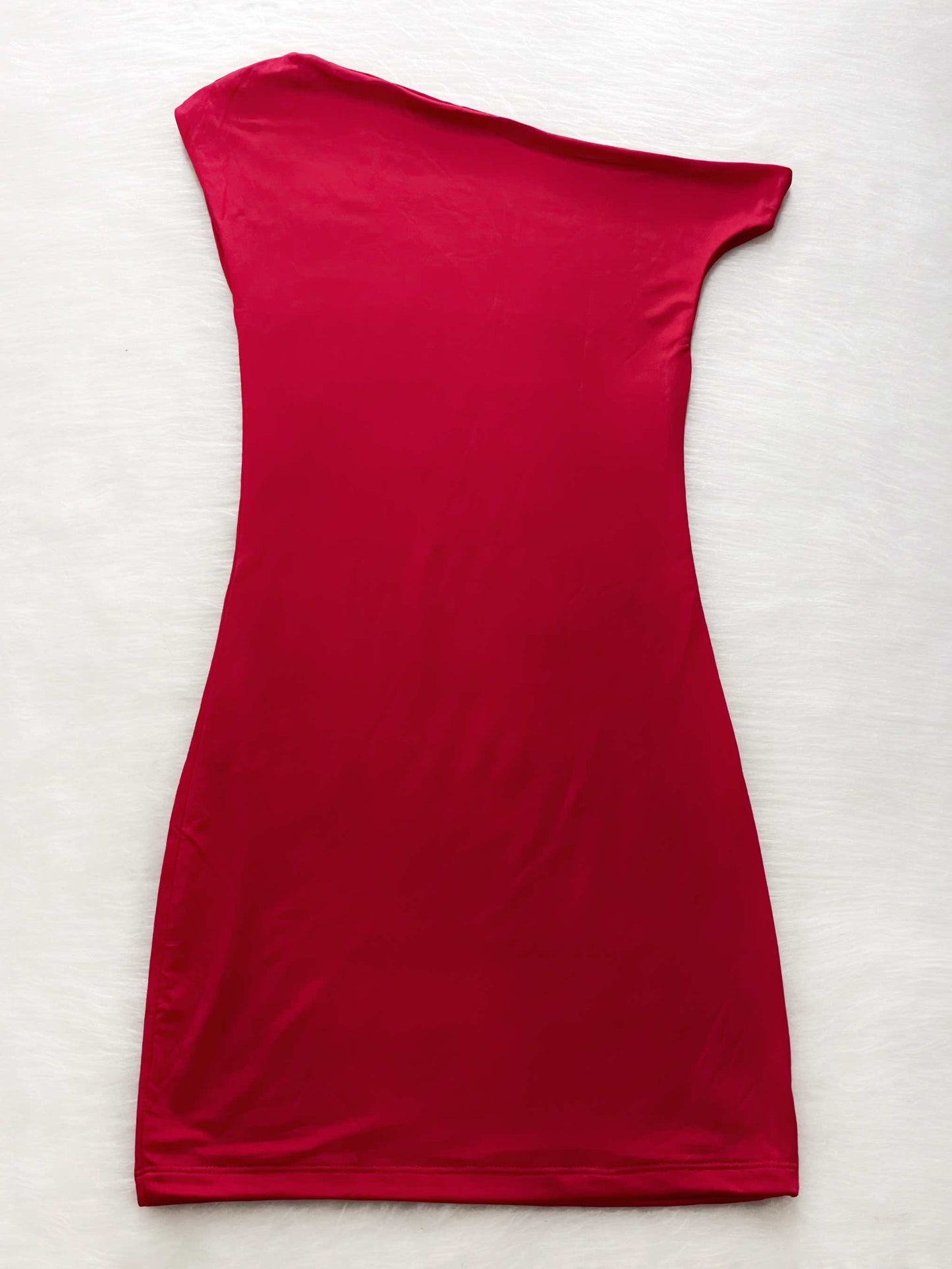 Vestido corto rojo