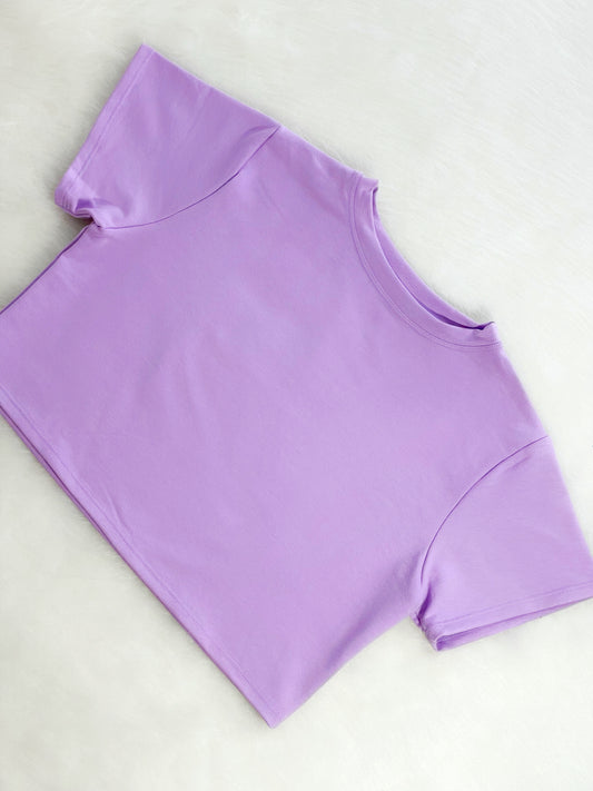 Camisa básica lila