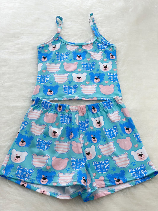 Pijama blusa + short