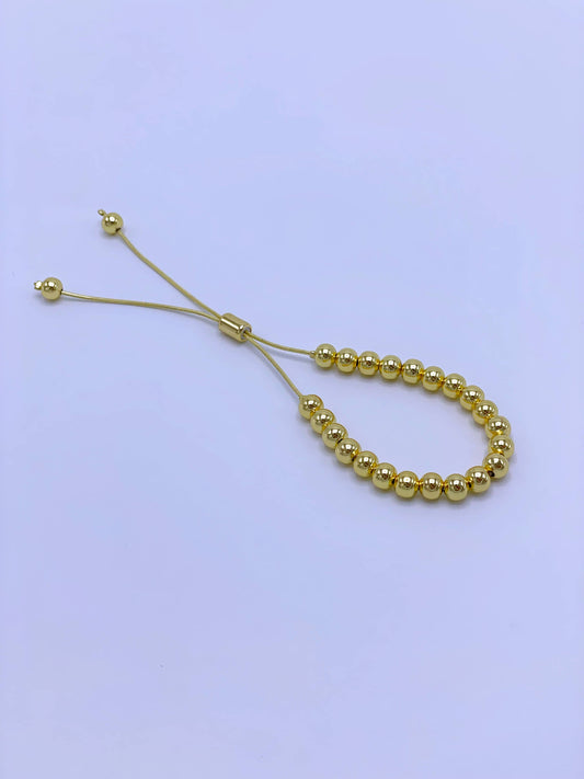 Pulsera graduable de balines 6mm