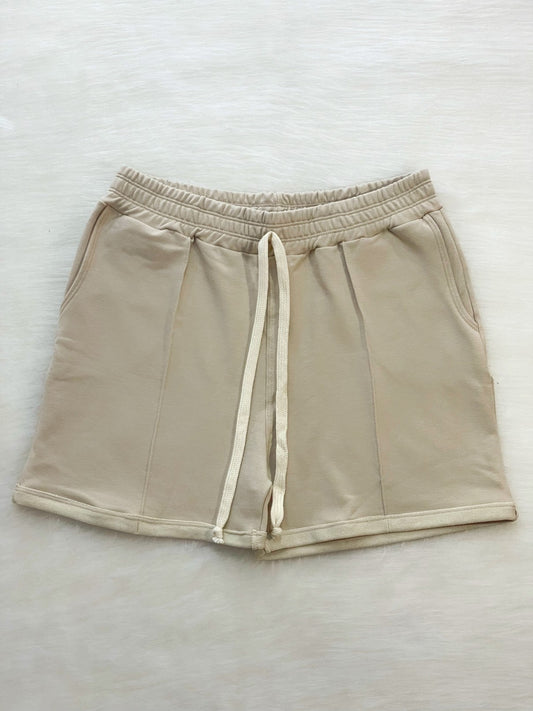 Short ajustable beige