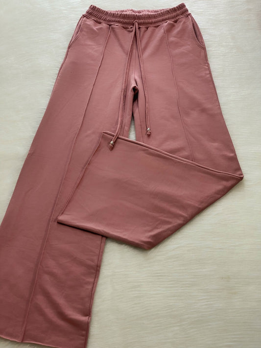Pantalón bota campana palo de rosa