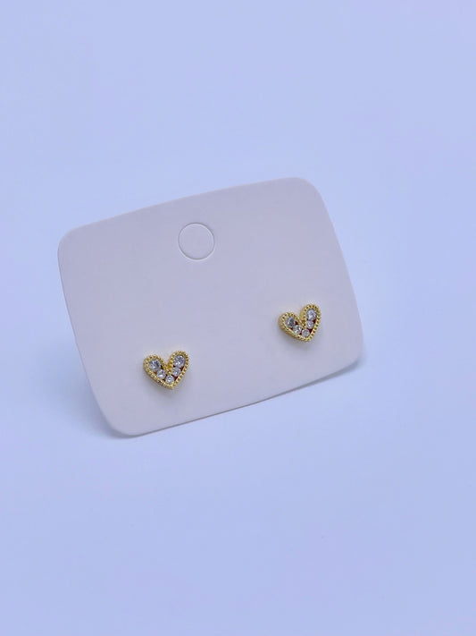 Topos en forma de corazón blanco