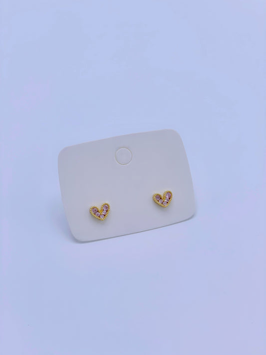 Topos en forma de corazón rosa