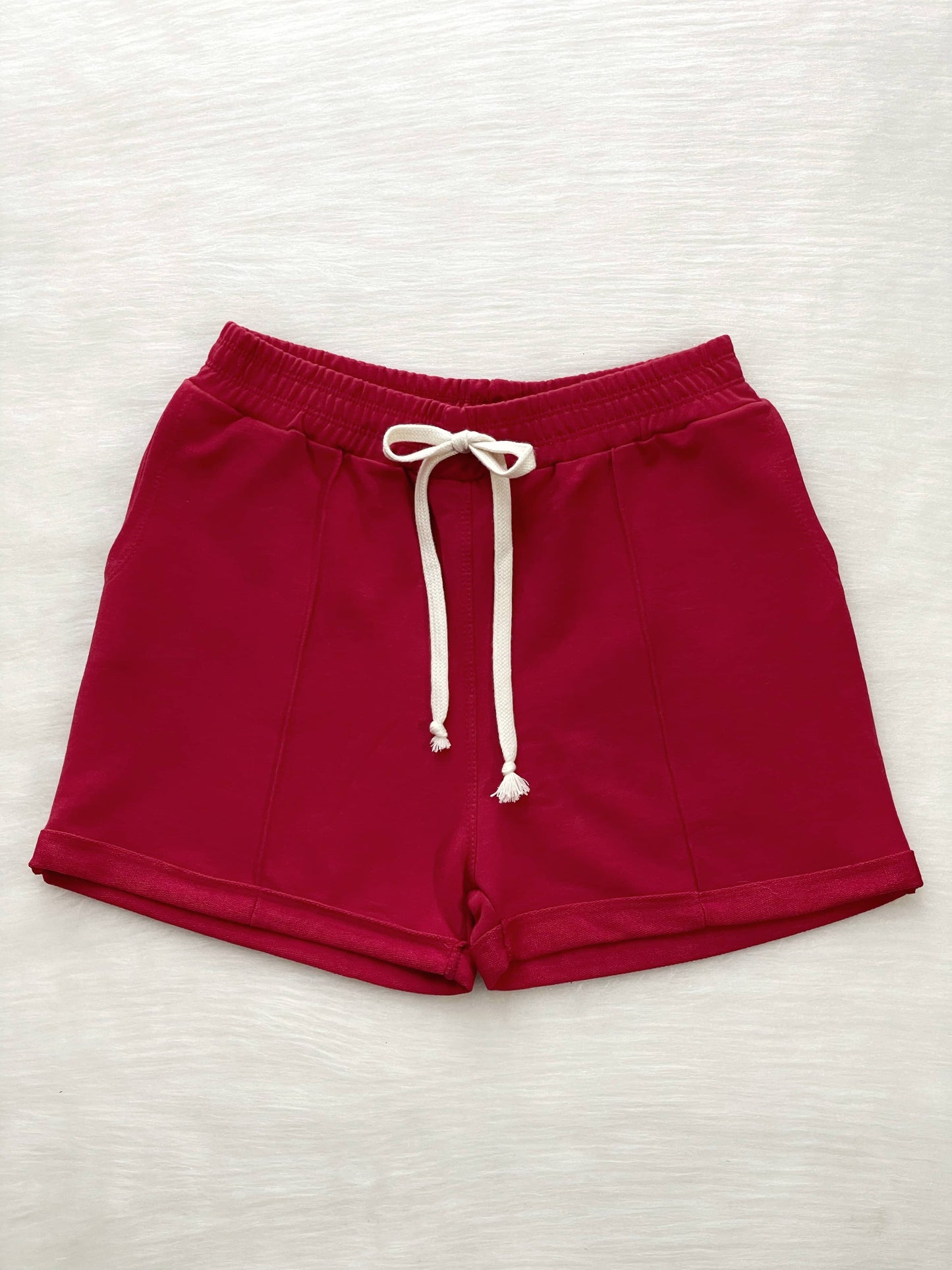 Short ajustable rojo