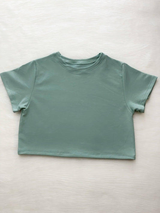Camisa básica verde agua marina