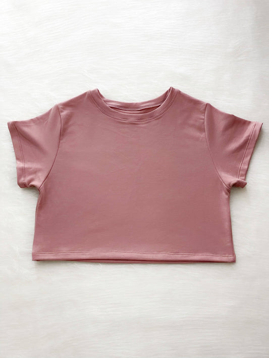 Camisa básica palo de rosa