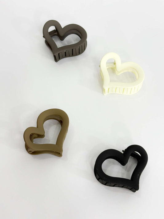 Mini pinzas forma corazon