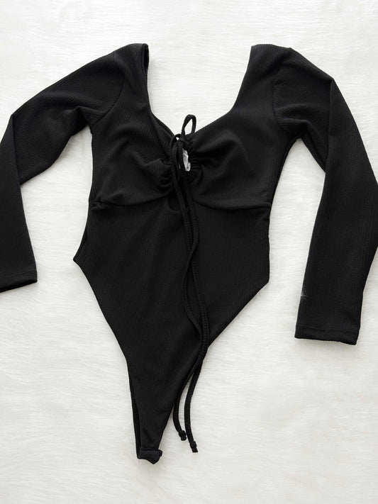 Body mangas largas negro