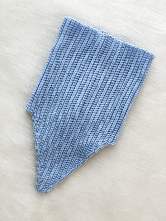 strapless tejido azul bebe