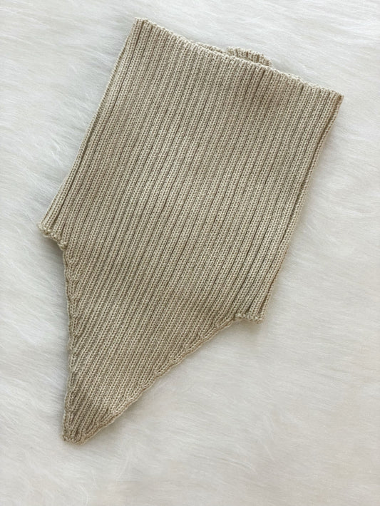 strapless tejido beige