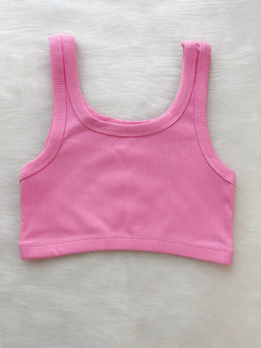 Croptop rosa barbie