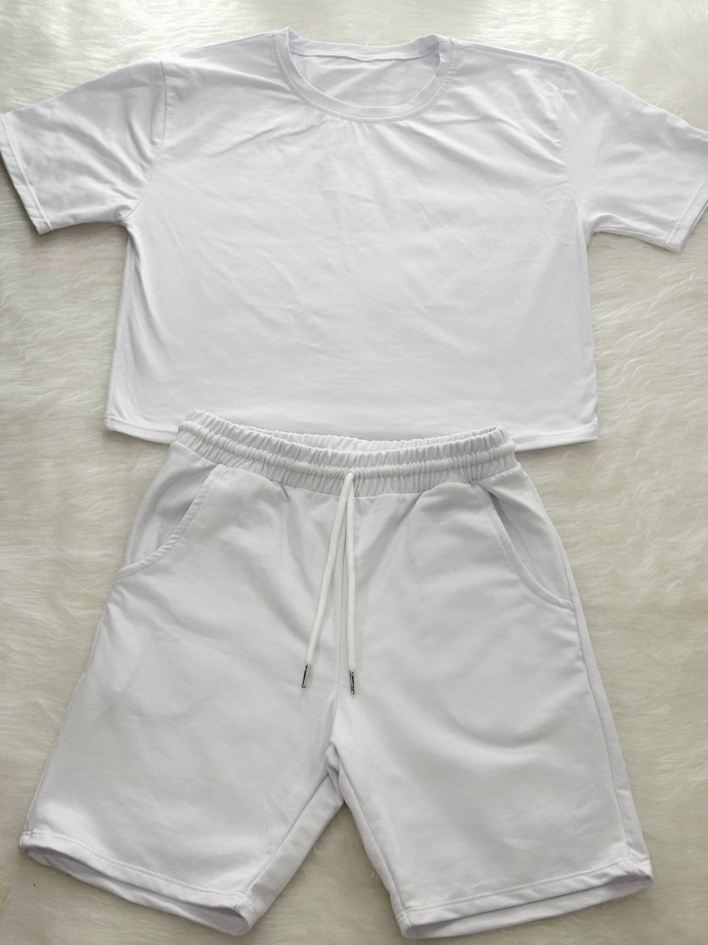 Set básica + bermuda blanco