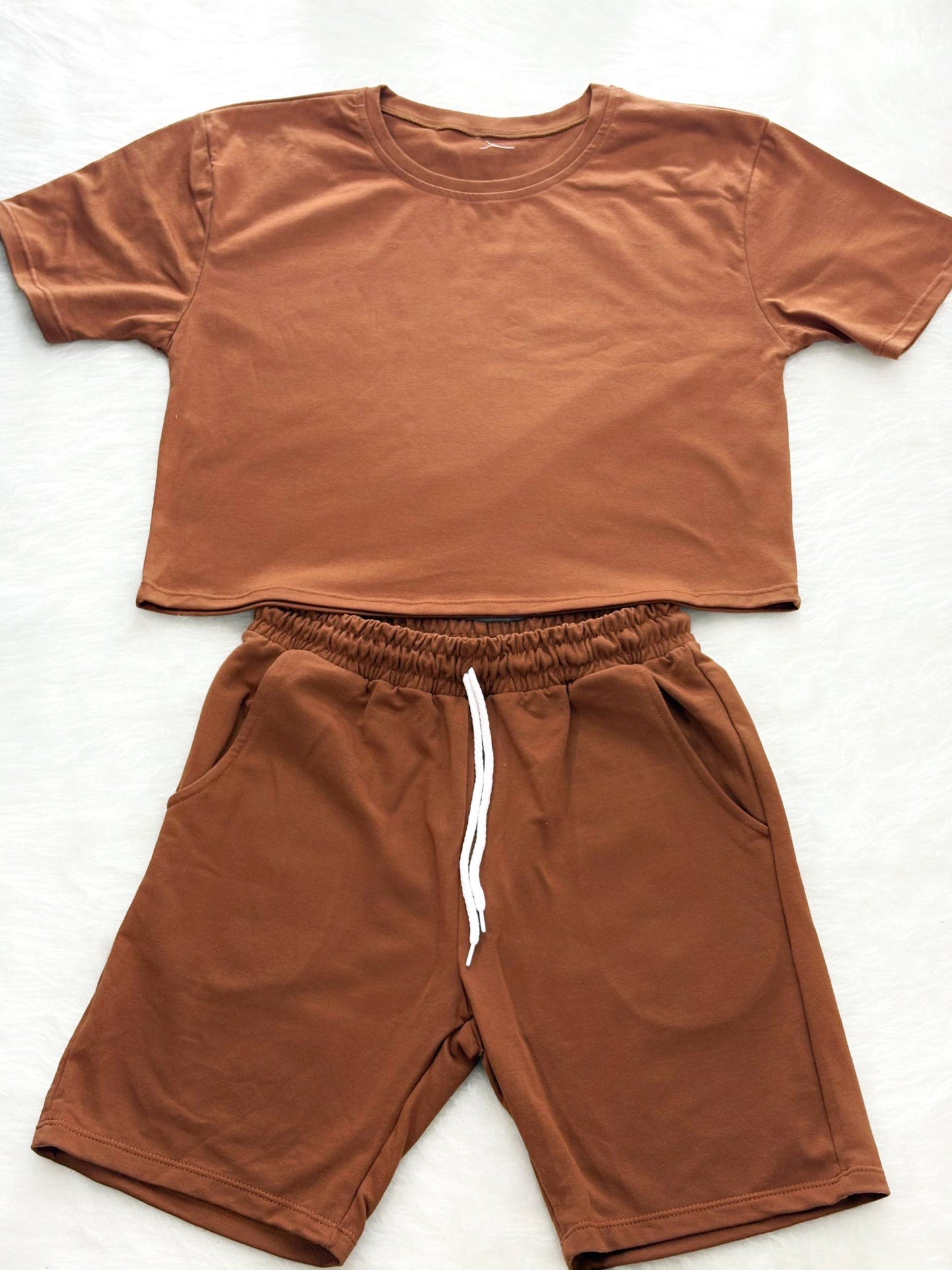 Set básica + bermuda terracota