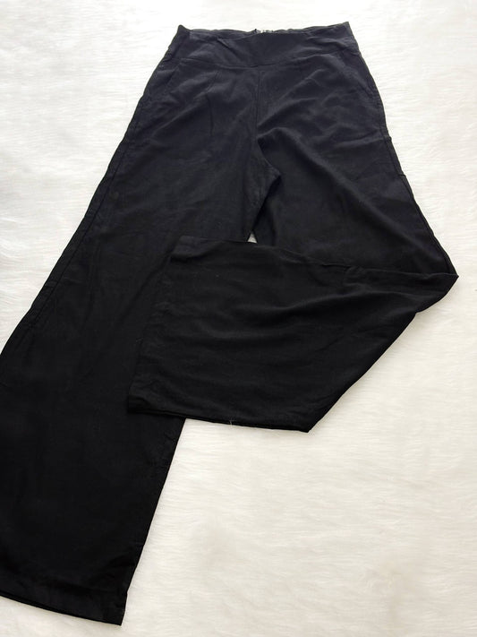 Pantalón lino negro
