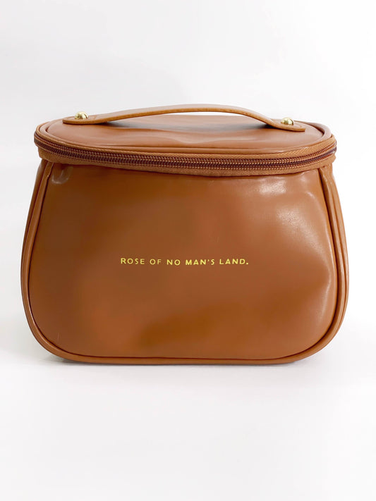 Neceser estilo bolso café