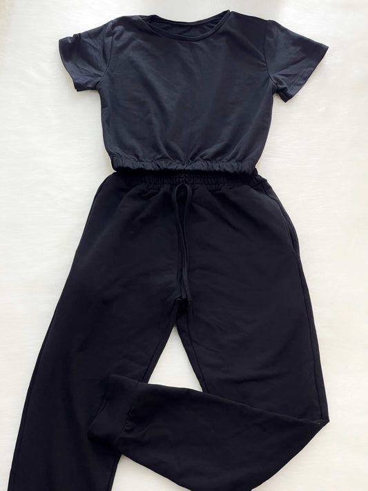 Set sueter + jogger negro