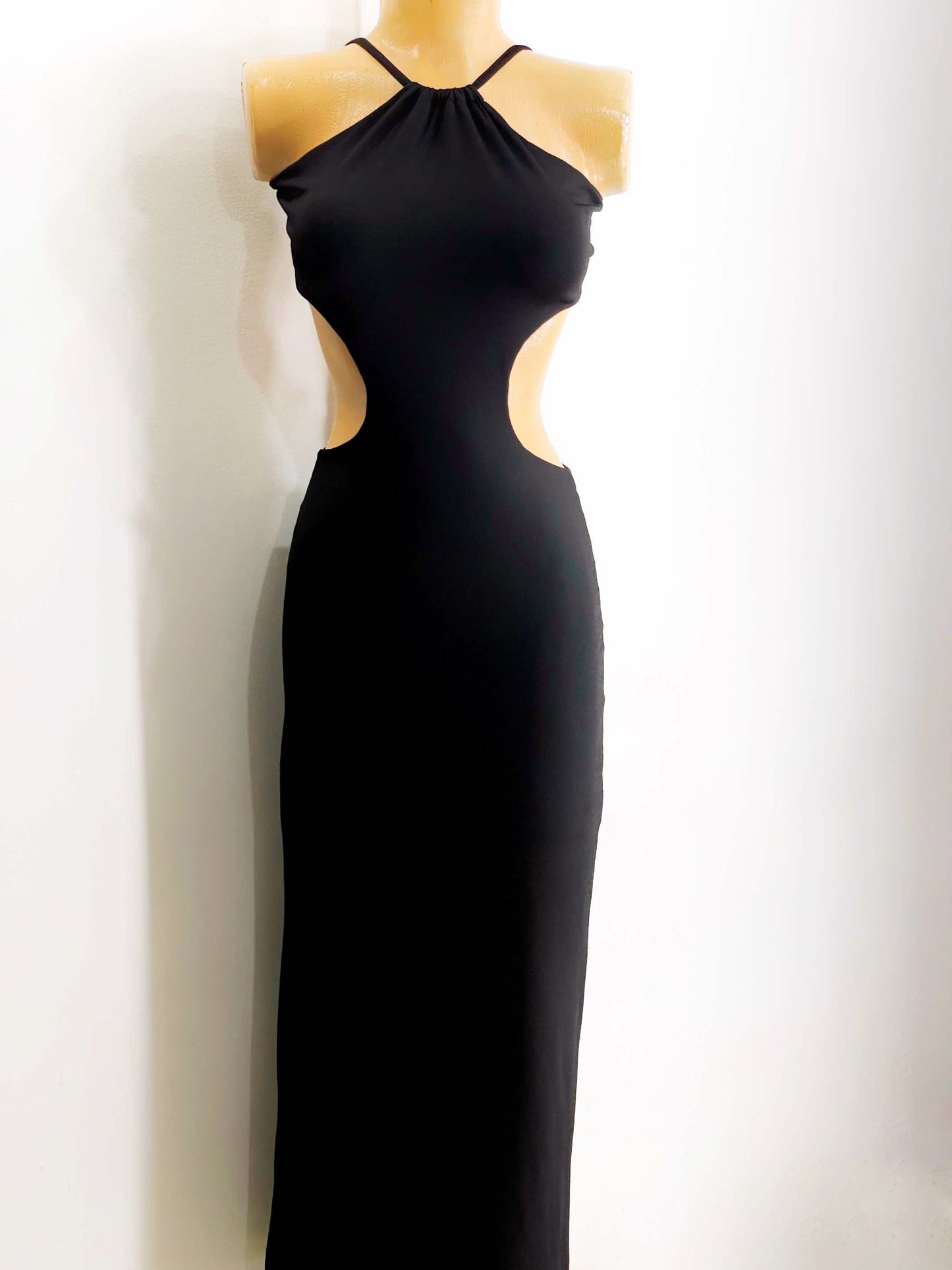 Vestido largo negro