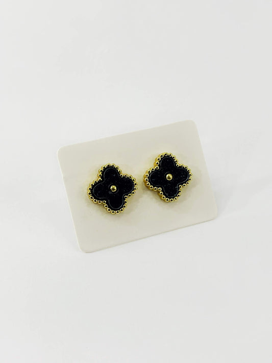 Topos en forma de trebol negro