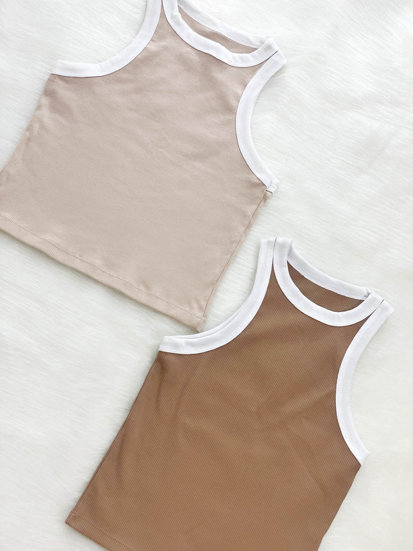 Blusa esqueleto bicolor nude-blanco